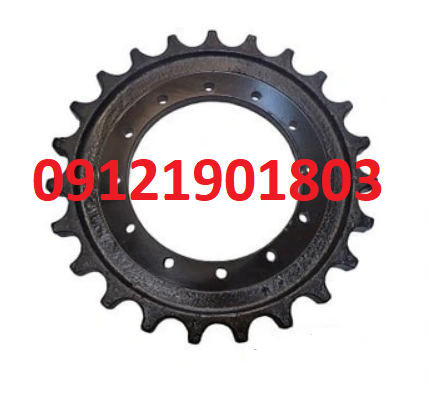Excavator sprocket gear